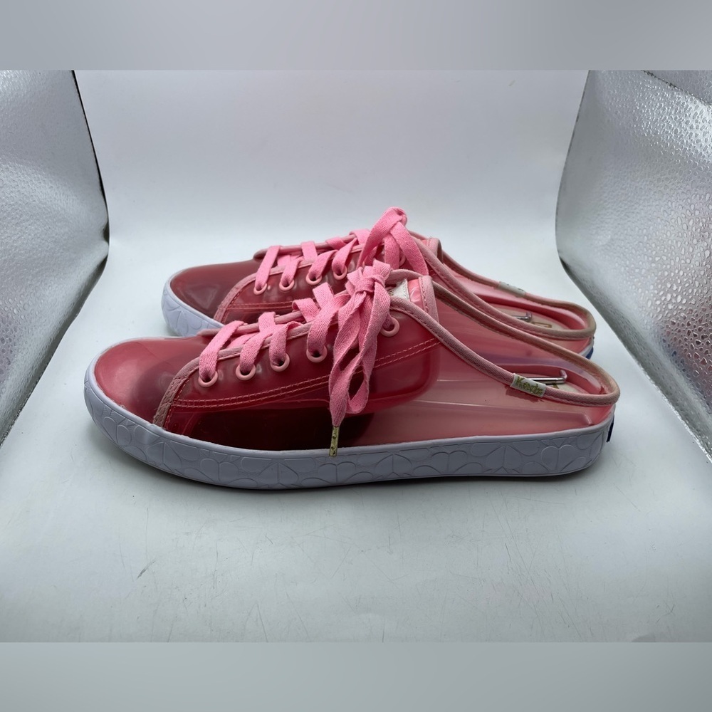 Keds X Kate Spade Kickstart jelly Pink Women's mules size 7.5